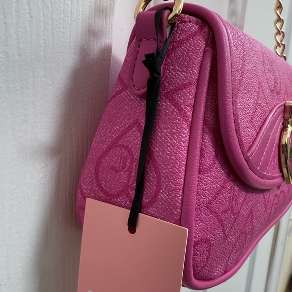 NWT Juicy Couture Pink Precious Moments Flap Shoulder Bag - Picture 8 of 8